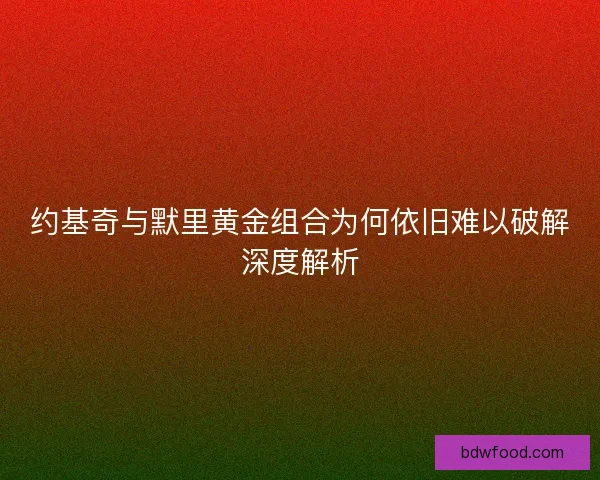 约基奇与默里黄金组合为何依旧难以破解深度解析